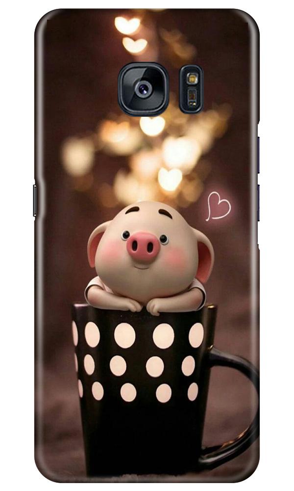 Cute Bunny Case for Samsung Galaxy S7 Edge (Design No. 213)
