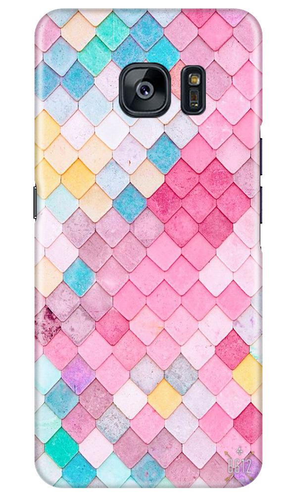 Pink Pattern Case for Samsung Galaxy S7 Edge (Design No. 215)