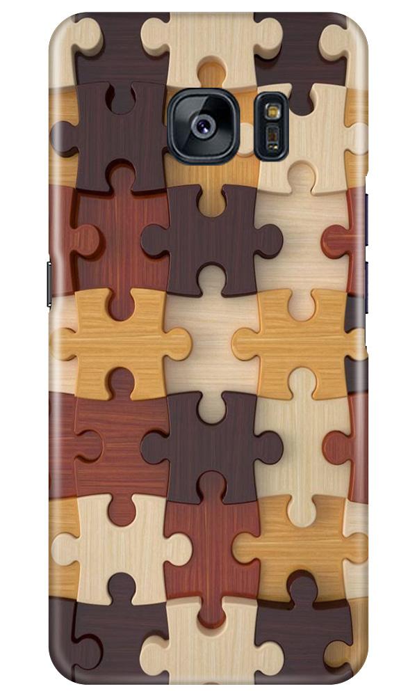 Puzzle Pattern Case for Samsung Galaxy S7 Edge (Design No. 217)