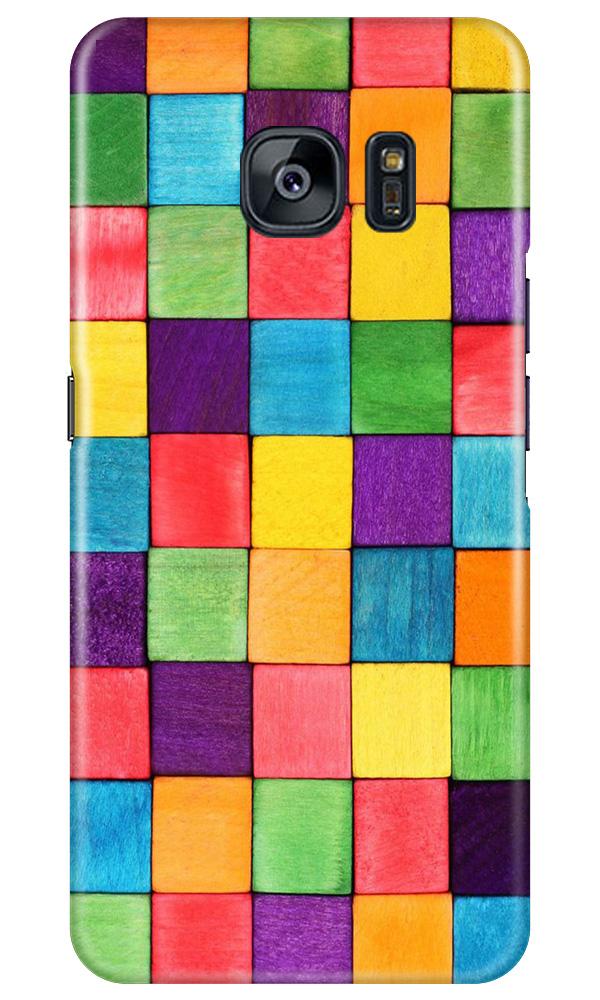 Colorful Square Case for Samsung Galaxy S7 Edge (Design No. 218)