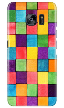 Colorful Square Mobile Back Case for Samsung Galaxy S7 Edge (Design - 218)