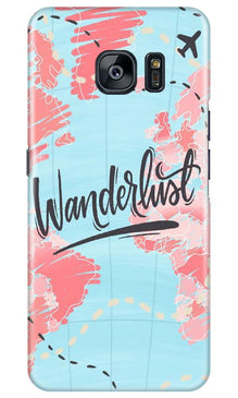 Wonderlust Travel Mobile Back Case for Samsung Galaxy S7 Edge (Design - 223)