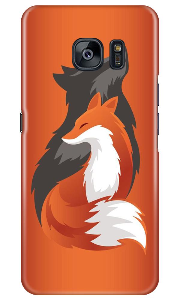 Wolf  Case for Samsung Galaxy S7 Edge (Design No. 224)