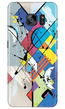 Modern Art Mobile Back Case for Samsung Galaxy S7 Edge (Design - 235)