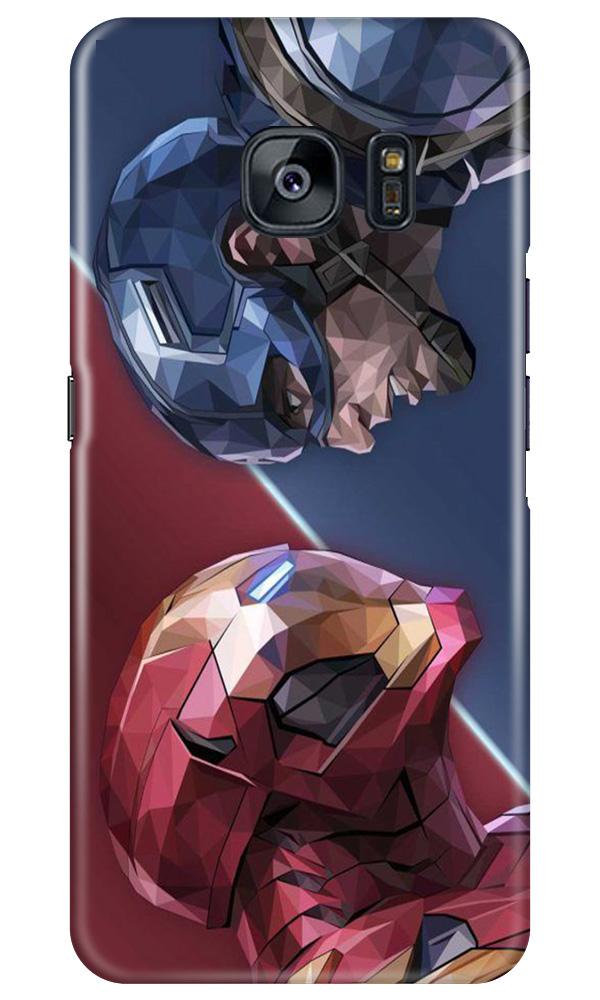 Ironman Captain America Case for Samsung Galaxy S7 Edge (Design No. 245)