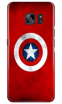 Captain America Mobile Back Case for Samsung Galaxy S7 Edge (Design - 249)