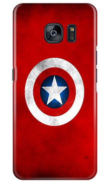 Captain America Mobile Back Case for Samsung Galaxy S7 Edge (Design - 249)