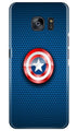 Captain America Shield Case for Samsung Galaxy S7 Edge (Design No. 253)