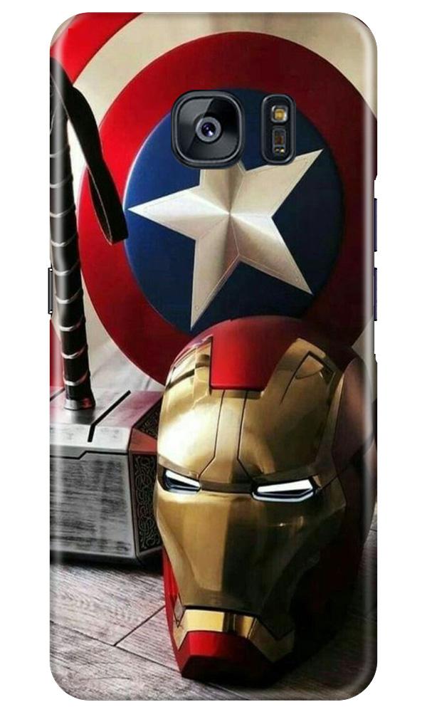 Ironman Captain America Case for Samsung Galaxy S7 Edge (Design No. 254)