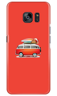 Travel Bus Mobile Back Case for Samsung Galaxy S7 Edge (Design - 258)