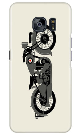 MotorCycle Case for Samsung Galaxy S7 Edge (Design No. 259)