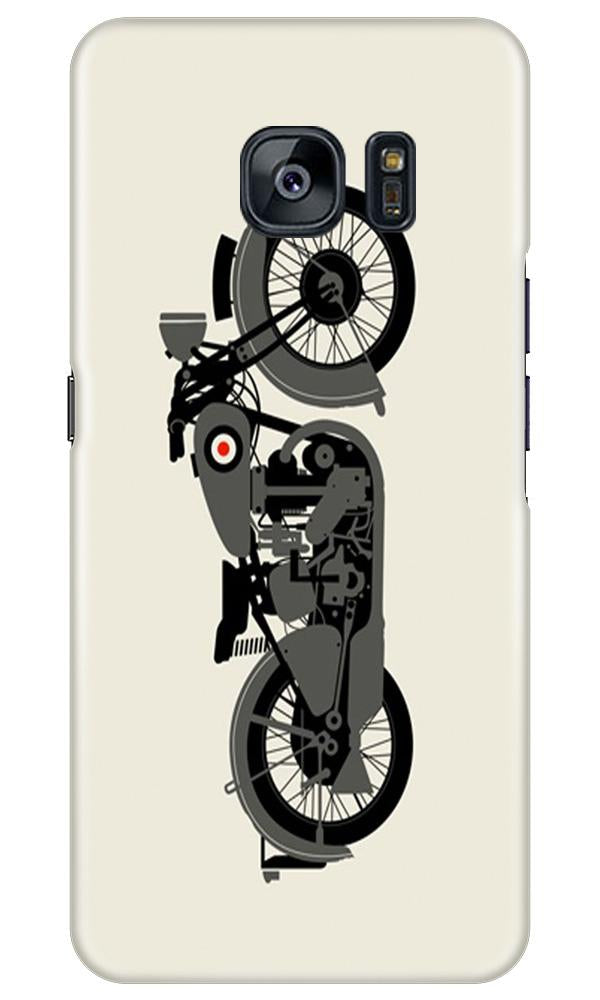 MotorCycle Case for Samsung Galaxy S7 Edge (Design No. 259)