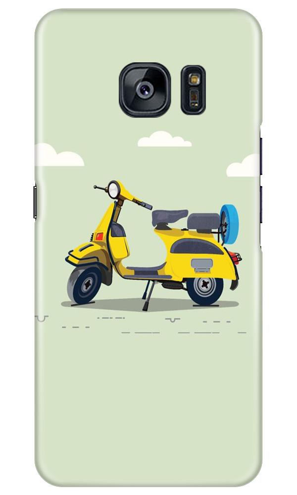 Vintage Scooter Case for Samsung Galaxy S7 Edge (Design No. 260)