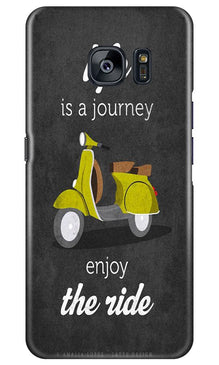 Life is a Journey Mobile Back Case for Samsung Galaxy S7 Edge (Design - 261)