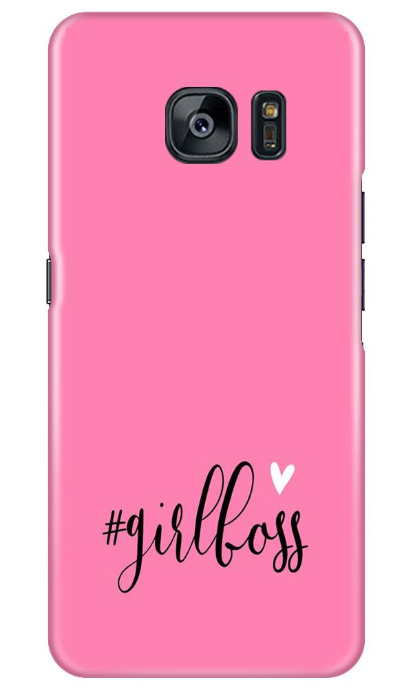 Girl Boss Pink Case for Samsung Galaxy S7 Edge (Design No. 269)