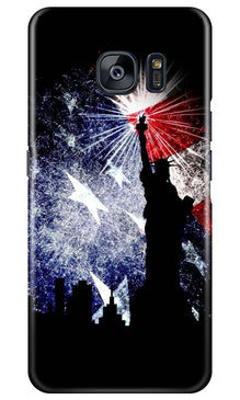 Statue of Unity Mobile Back Case for Samsung Galaxy S7 Edge (Design - 294)
