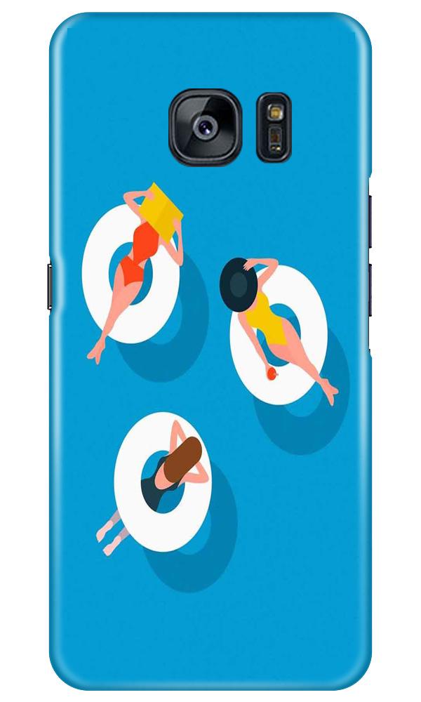 Girlish Mobile Back Case for Samsung Galaxy S7 Edge (Design - 306)