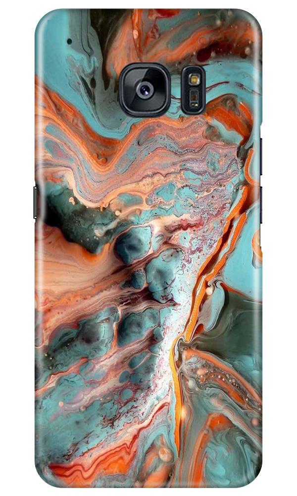 Marble Texture Mobile Back Case for Samsung Galaxy S7 Edge (Design - 309)