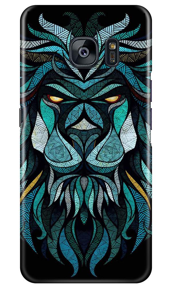 Lion Mobile Back Case for Samsung Galaxy S7 Edge (Design - 314)