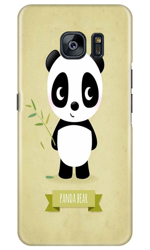 Panda Bear Mobile Back Case for Samsung Galaxy S7 Edge (Design - 317)