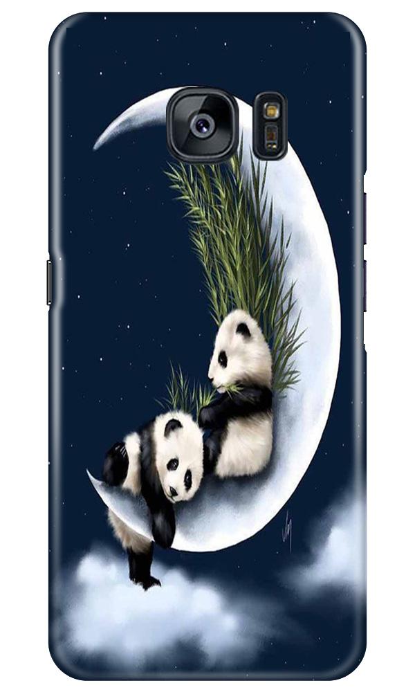 Panda Moon Mobile Back Case for Samsung Galaxy S7 Edge (Design - 318)