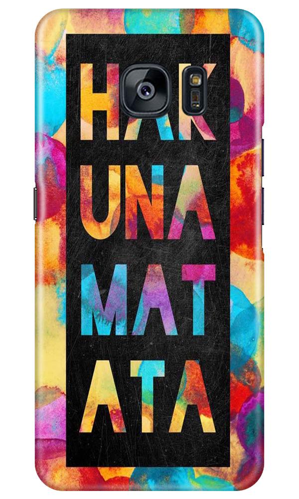 Hakuna Matata Mobile Back Case for Samsung Galaxy S7 Edge (Design - 323)