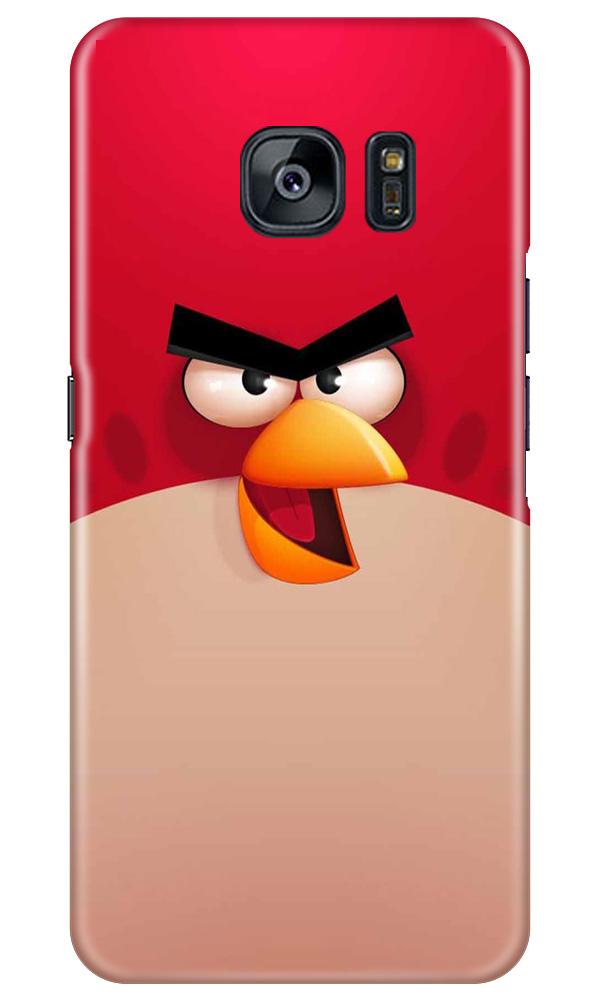 Angry Bird Red Mobile Back Case for Samsung Galaxy S7 Edge (Design - 325)
