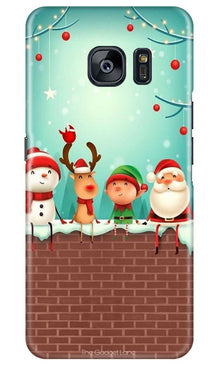 Santa Claus Mobile Back Case for Samsung Galaxy S7 Edge (Design - 334)