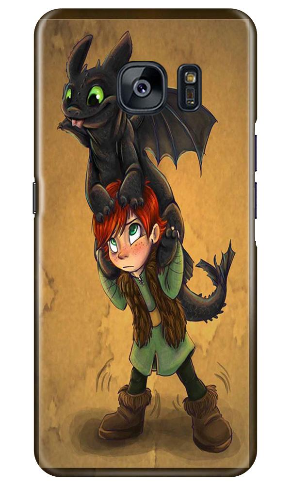 Dragon Mobile Back Case for Samsung Galaxy S7 Edge (Design - 336)
