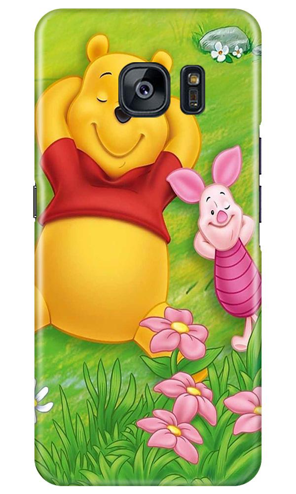 Winnie The Pooh Mobile Back Case for Samsung Galaxy S7 Edge (Design - 348)