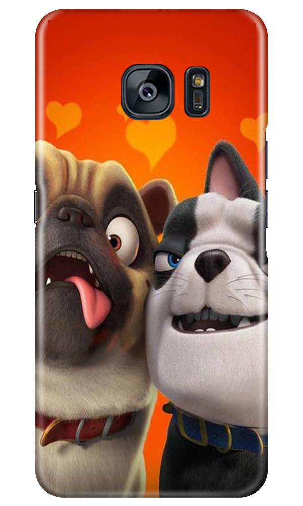 Dog Puppy Mobile Back Case for Samsung Galaxy S7 Edge (Design - 350)