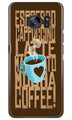 Love Coffee Mobile Back Case for Samsung Galaxy S7 Edge (Design - 351)