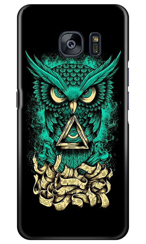 Owl Mobile Back Case for Samsung Galaxy S7 Edge (Design - 358)