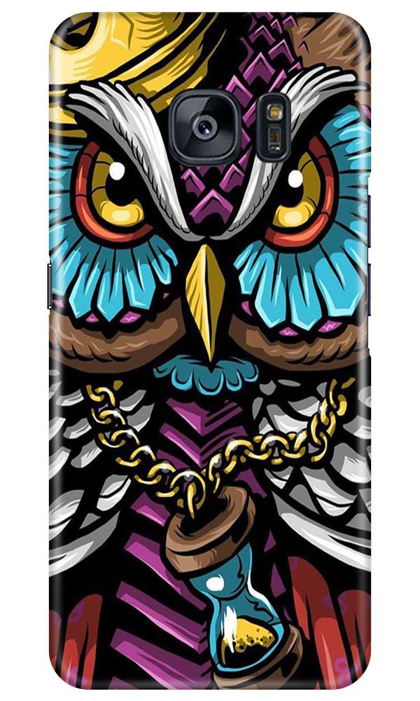 Owl Mobile Back Case for Samsung Galaxy S7 Edge (Design - 359)