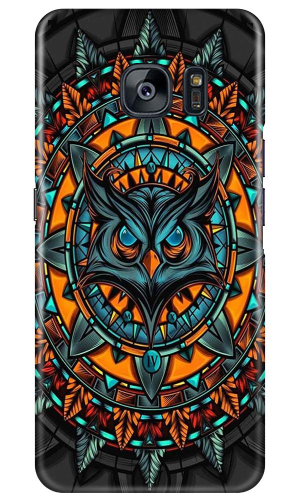 Owl Mobile Back Case for Samsung Galaxy S7 Edge (Design - 360)