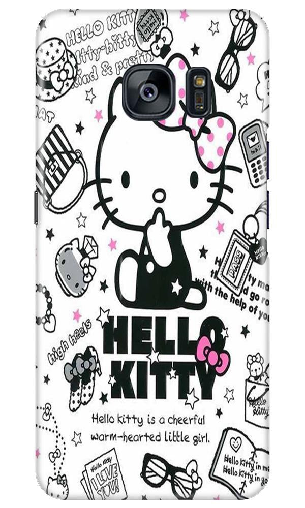 Hello Kitty Mobile Back Case for Samsung Galaxy S7 Edge (Design - 361)