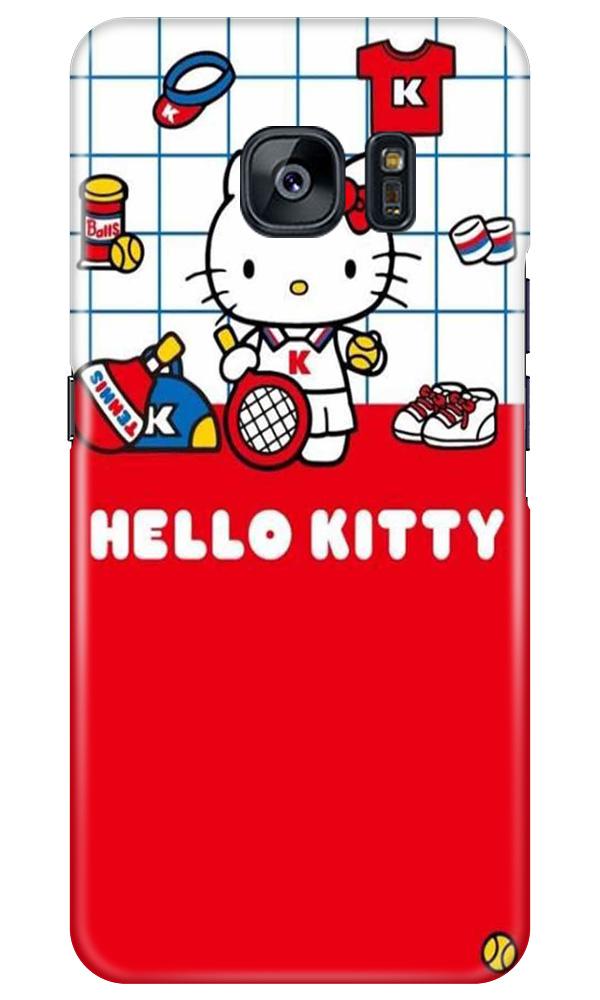 Hello Kitty Mobile Back Case for Samsung Galaxy S7 Edge (Design - 363)