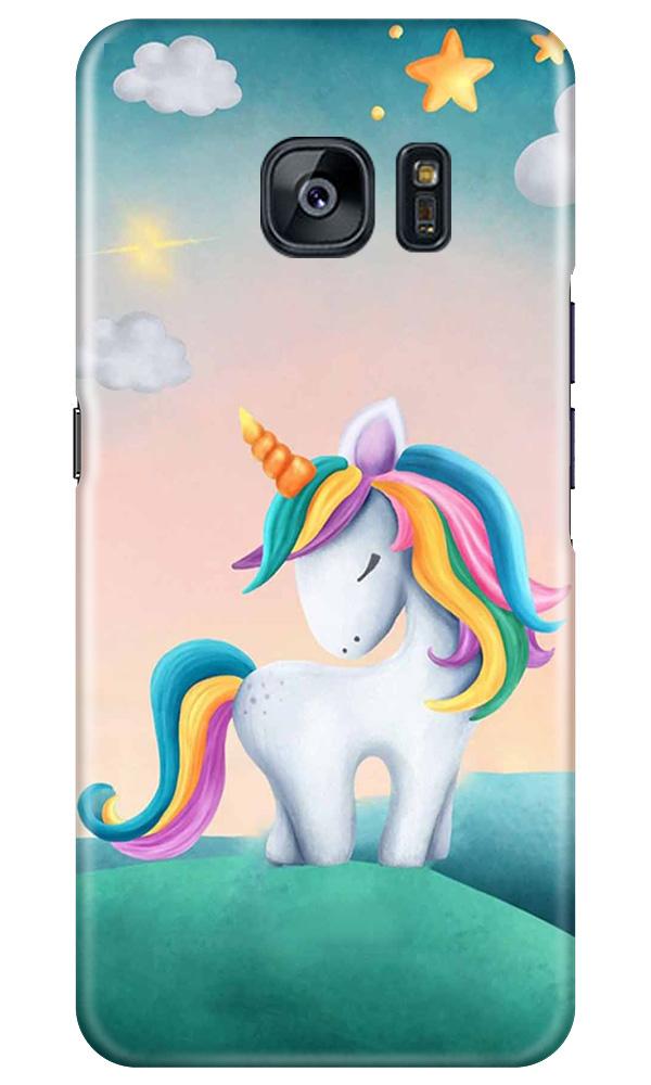 Unicorn Mobile Back Case for Samsung Galaxy S7 Edge (Design - 366)