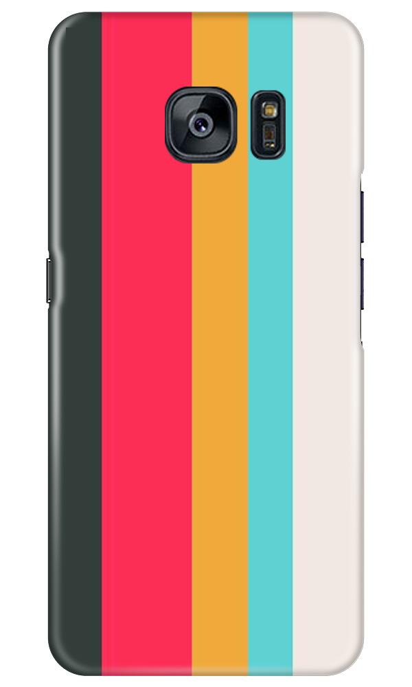 Color Pattern Mobile Back Case for Samsung Galaxy S7 Edge (Design - 369)