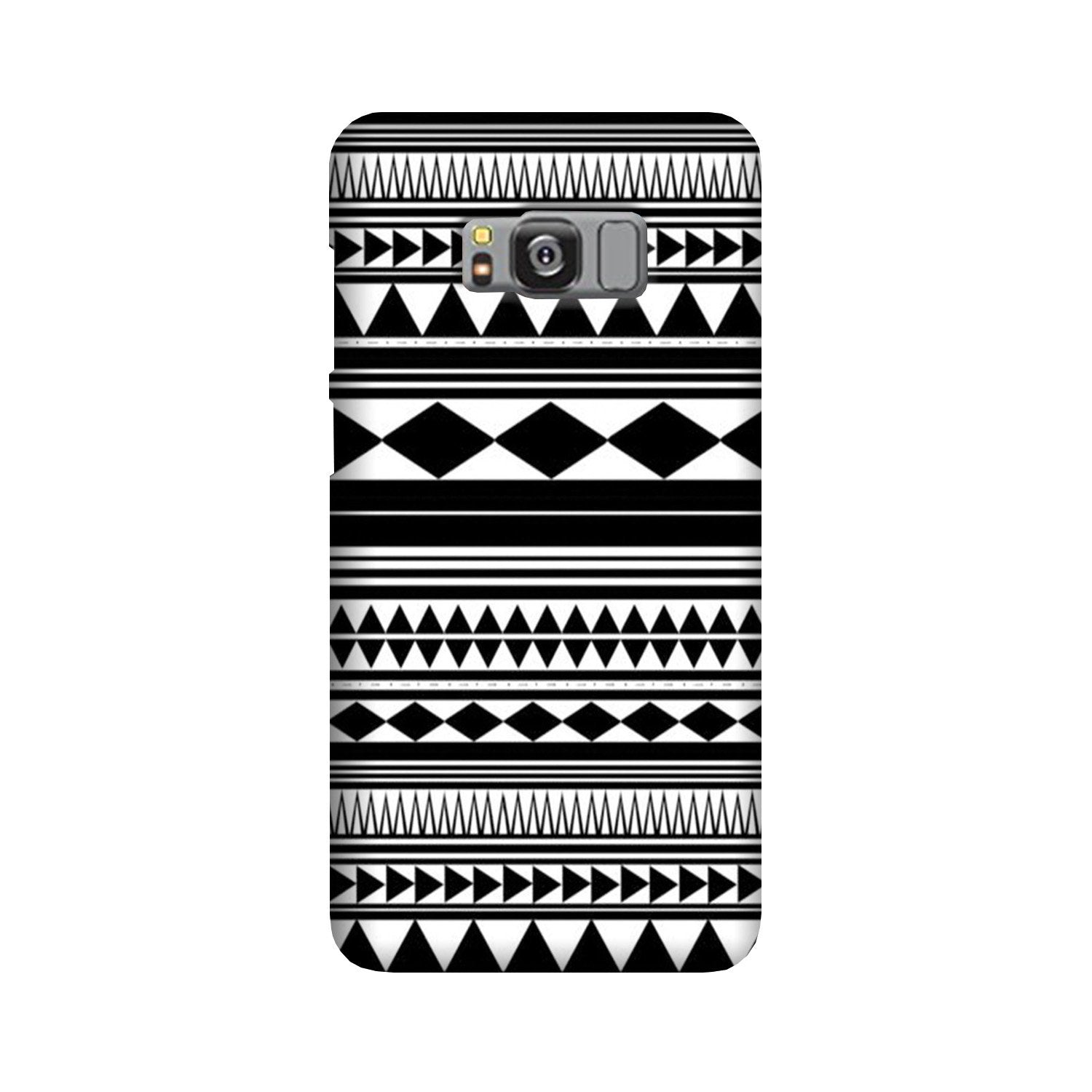 Black white Pattern Case for Galaxy S8 Plus