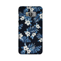 White flowers Blue Background2 Case for Galaxy S8 Plus
