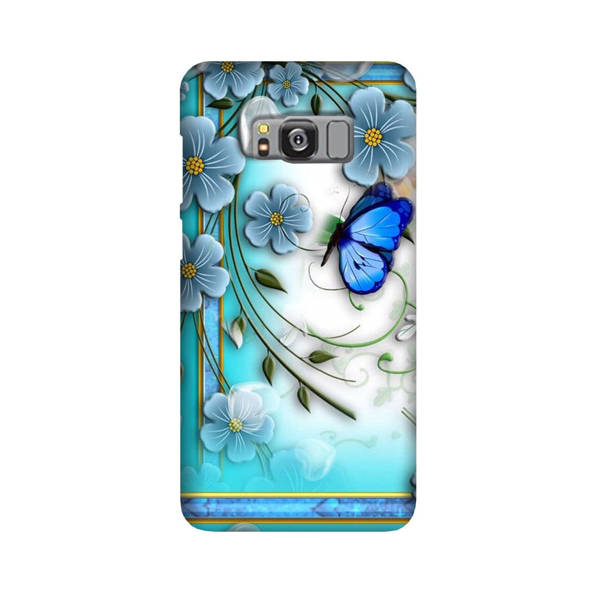 Blue Butterfly Case for Galaxy S8 Plus