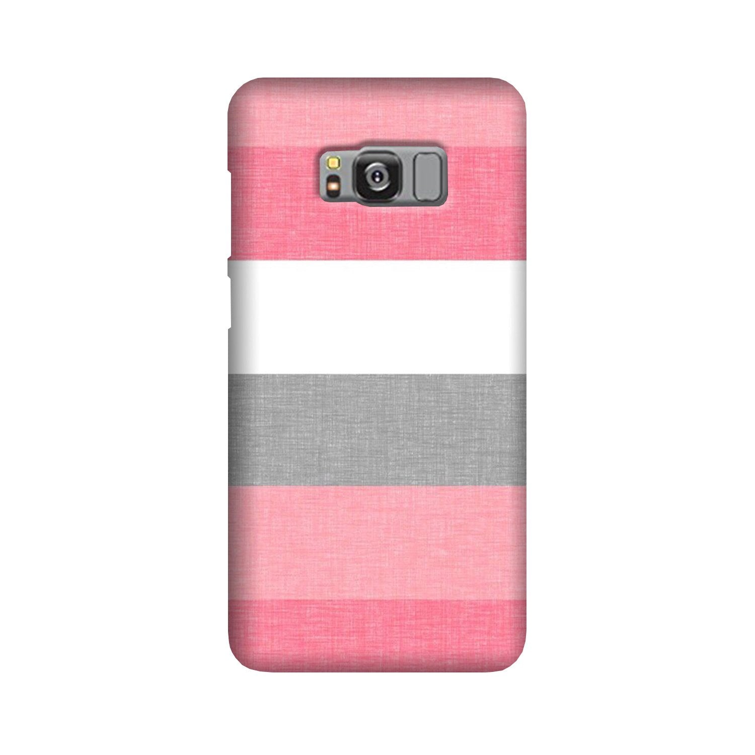 Pink white pattern Case for Galaxy S8