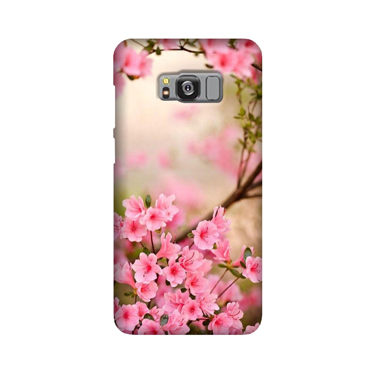 Pink flowers Case for Galaxy S8