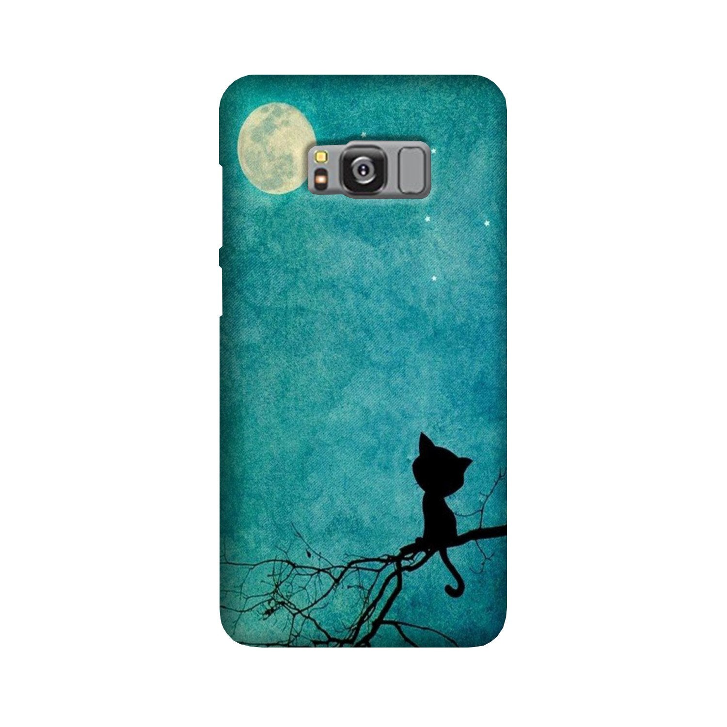 Moon cat Case for Galaxy S8 Plus