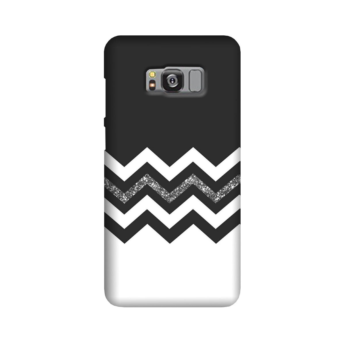 Black white Pattern2Case for Galaxy S8 Plus