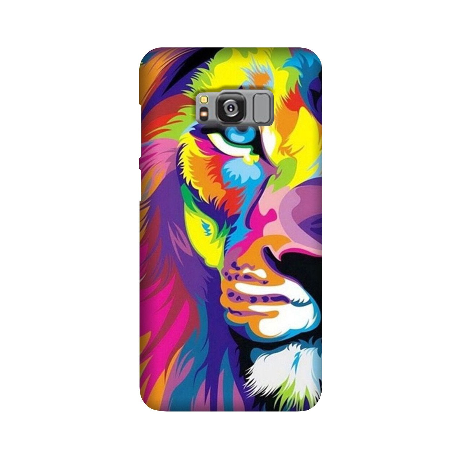 Colorful Lion Case for Galaxy S8  (Design - 110)