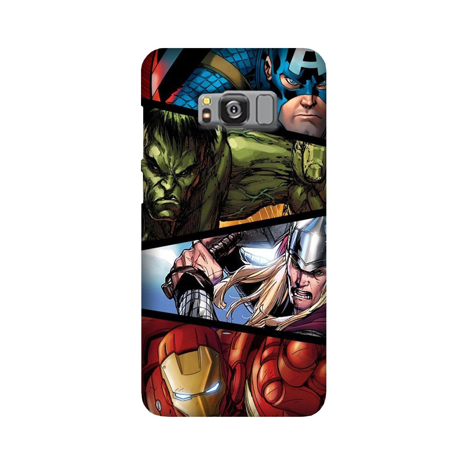 Avengers Superhero Case for Galaxy S8  (Design - 124)