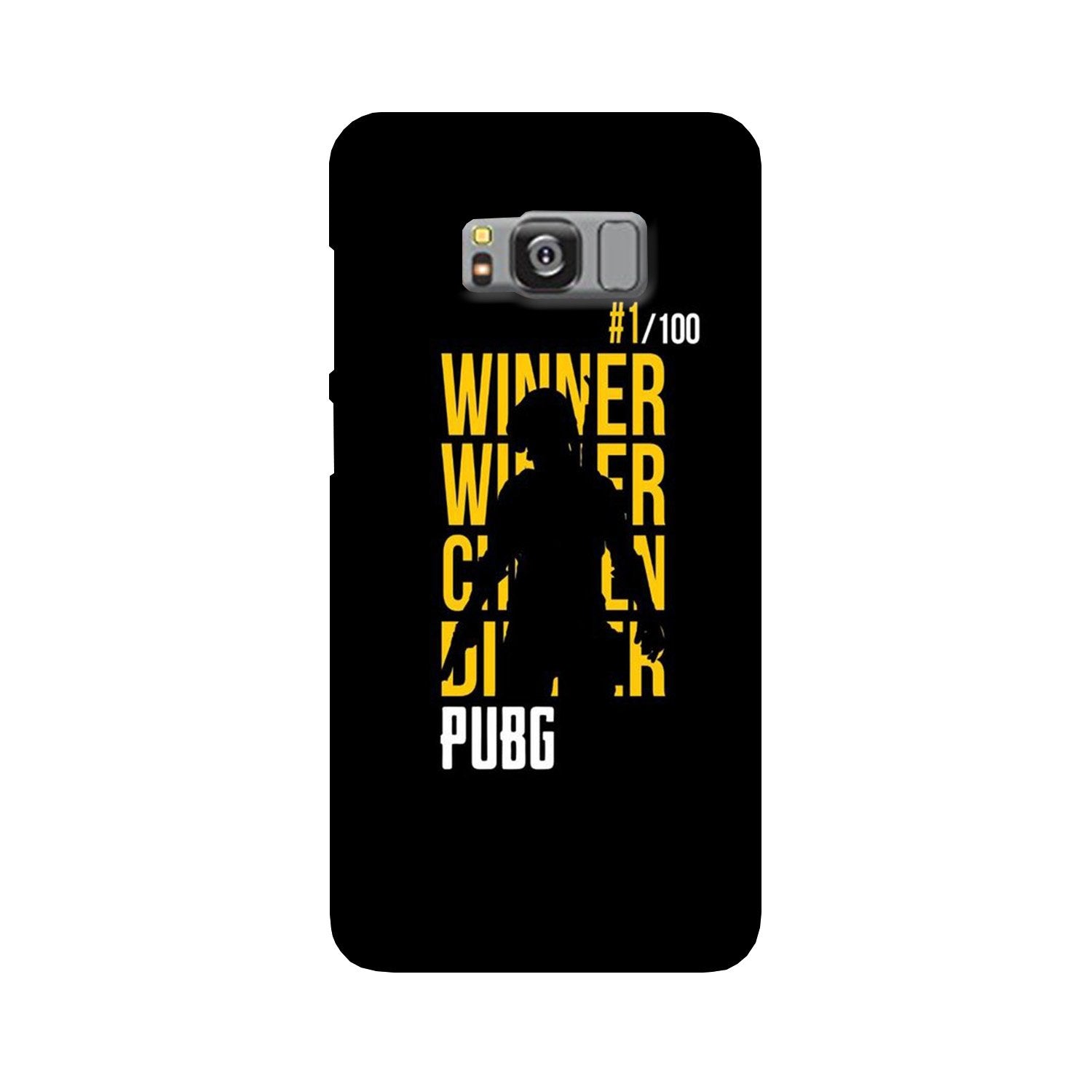 Pubg Winner Winner Case for Galaxy S8(Design - 177)
