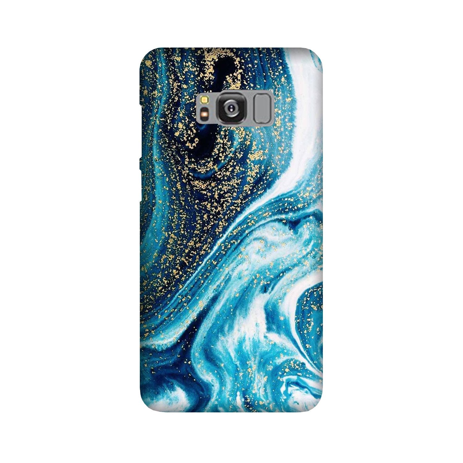 Marble Texture Mobile Back Case for Galaxy S8  (Design - 308)